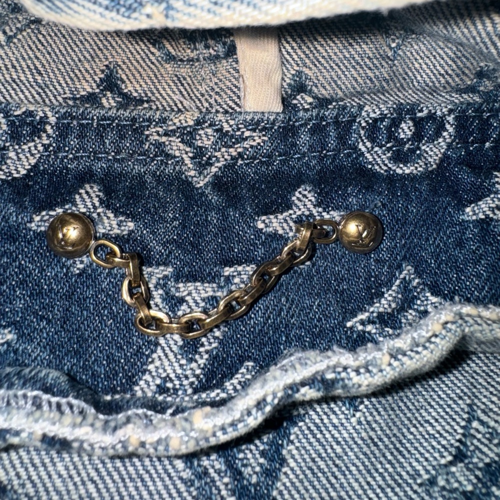 Louis Vuitton x Nigo Monogram Patchwork Denim Hoodie - Picture 4 of 6